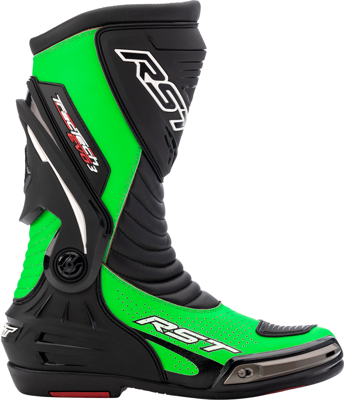 RST Tractech Evo Iii Sport Ce Boot Neon Green / Black Sz 7 556-2101240
