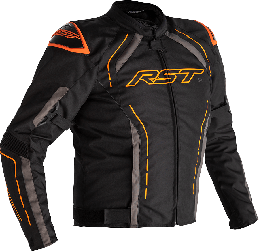 RST S1 Ce Jacket Blk/Gry/Neon Org Textile Xl 556-2559246