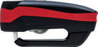 ABUS 7000 Rs1 3d Alarm Disc Lock Red