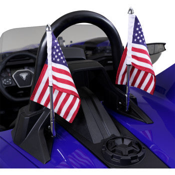 SHOW CHROME Folding Flag Pole - Chrome - SlingShot 44-104