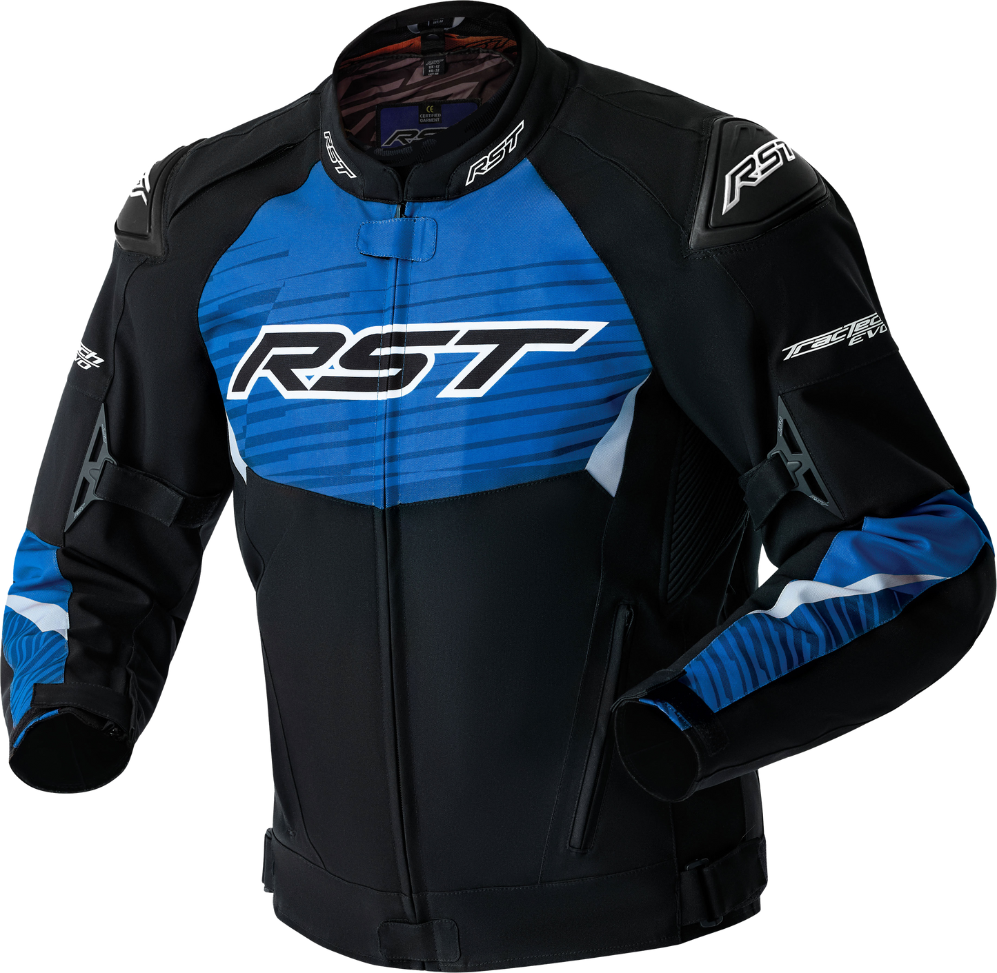 RST Tractech Evo D3o Jacket Black/Blue Textile Md 556-3640342