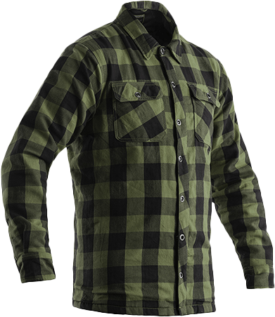 RST Lumberjack Ce Shirt Green Check Textile Md 556-2115042