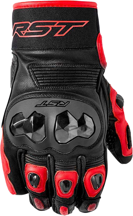 RST Freestyle 3 D3o Glove Black/Red Leather Xl 556-3668211