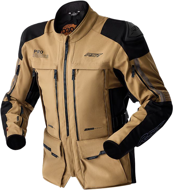 RST Ps Adventure D3o Jacket Sand/Black Textile 4x 556-3599352