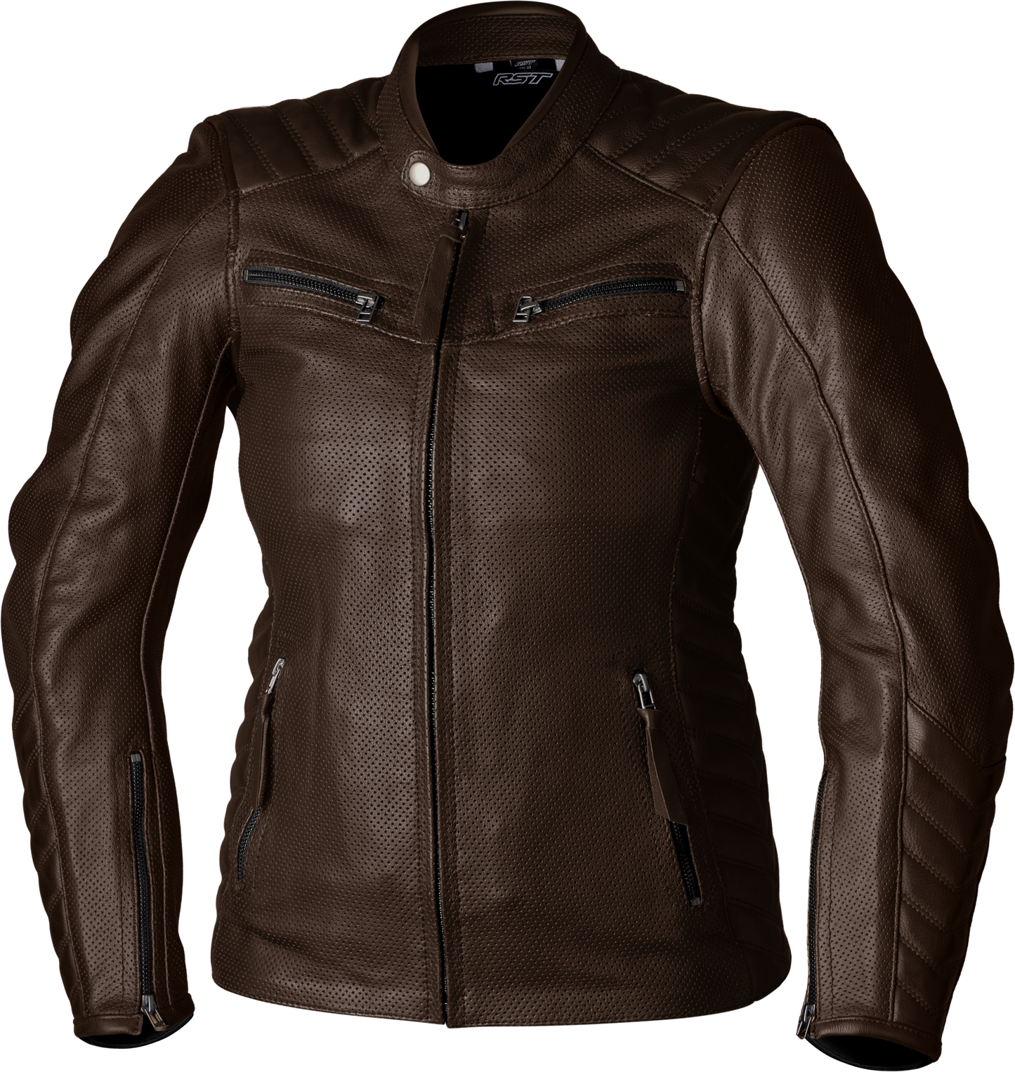 RST Ladies Roadster Air Ce Jacket Brown Leather Sm 556-3538110
