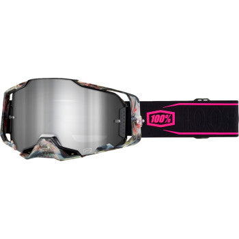 100% Armega Goggle - Sarcelle - Silver Mirror 50005-00035