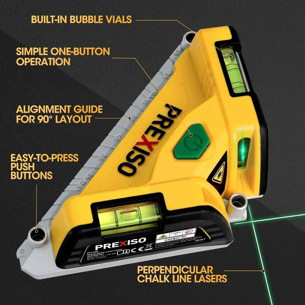 Floor Tile Square Laser Level, Tile Laser Line Projection with Aluminum Magnetic Base
