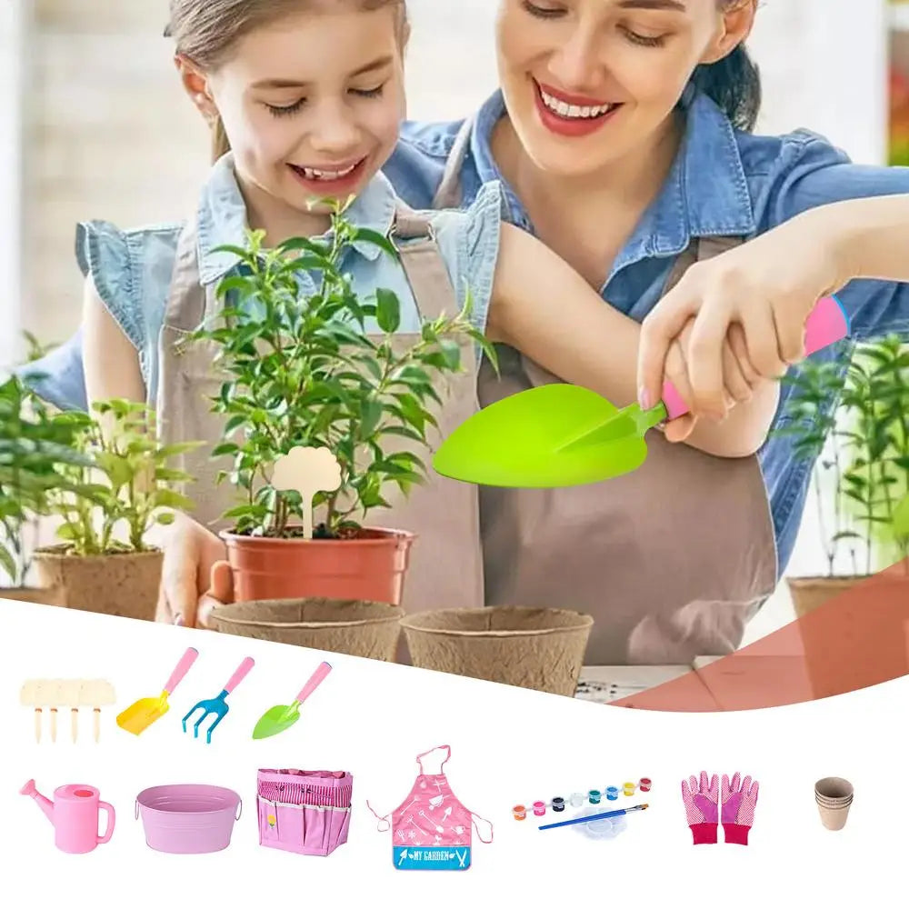 Kids Gardening Tool set With Watering Can