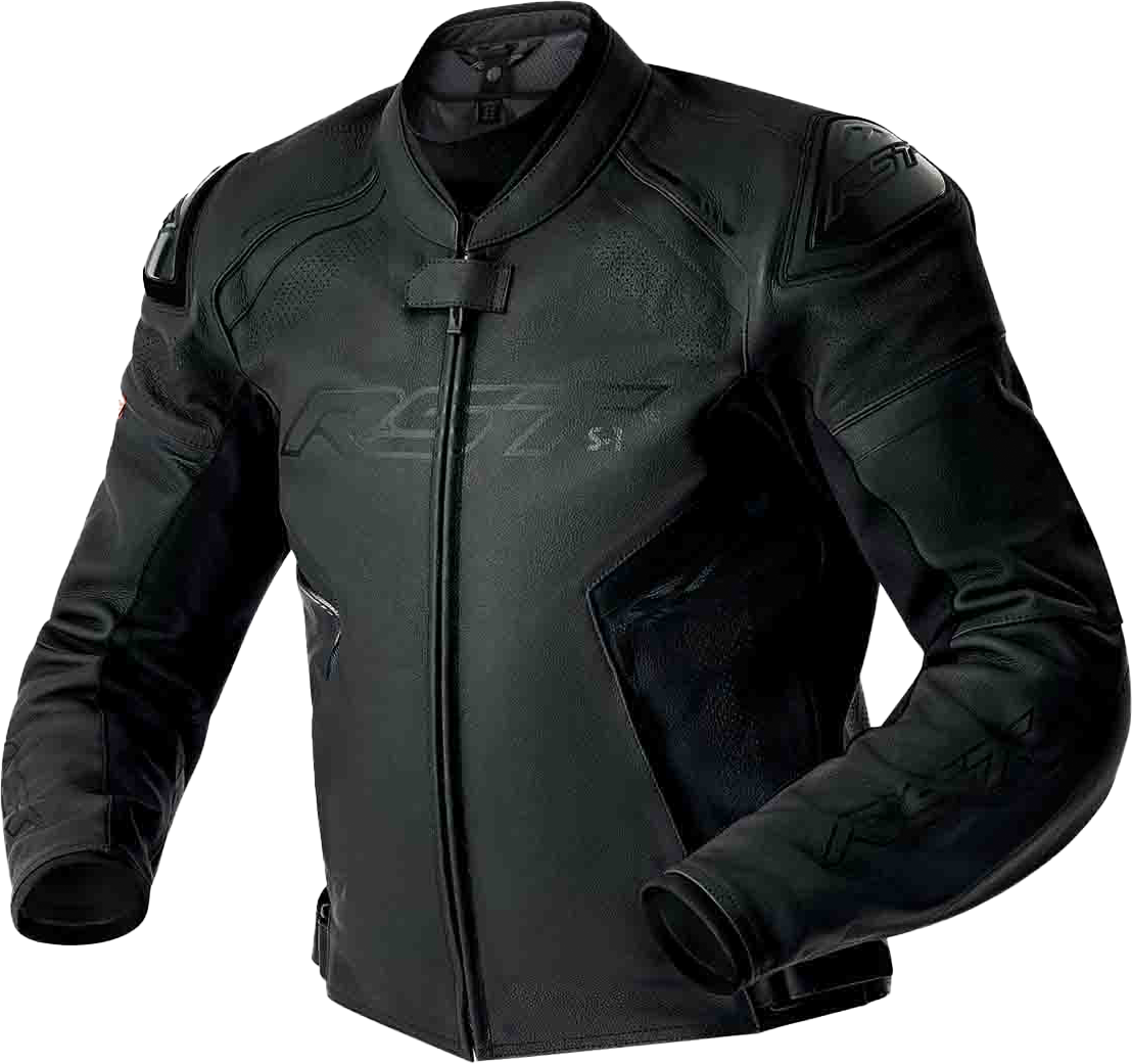 RST Womens S1 D3o Leather Jacket Black/White 2xl 556-3626018