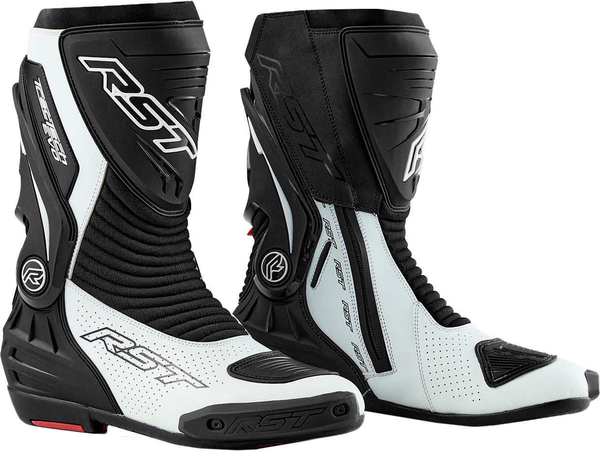 RST Womens Tractech Evo D3o Boot Black/White 9 556-3690140