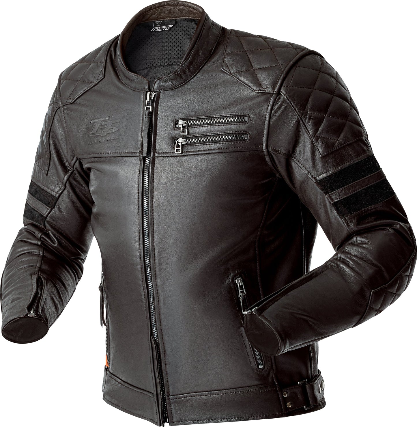 RST Hillberry D3o Jacket Brown Leather Md 556-3639142