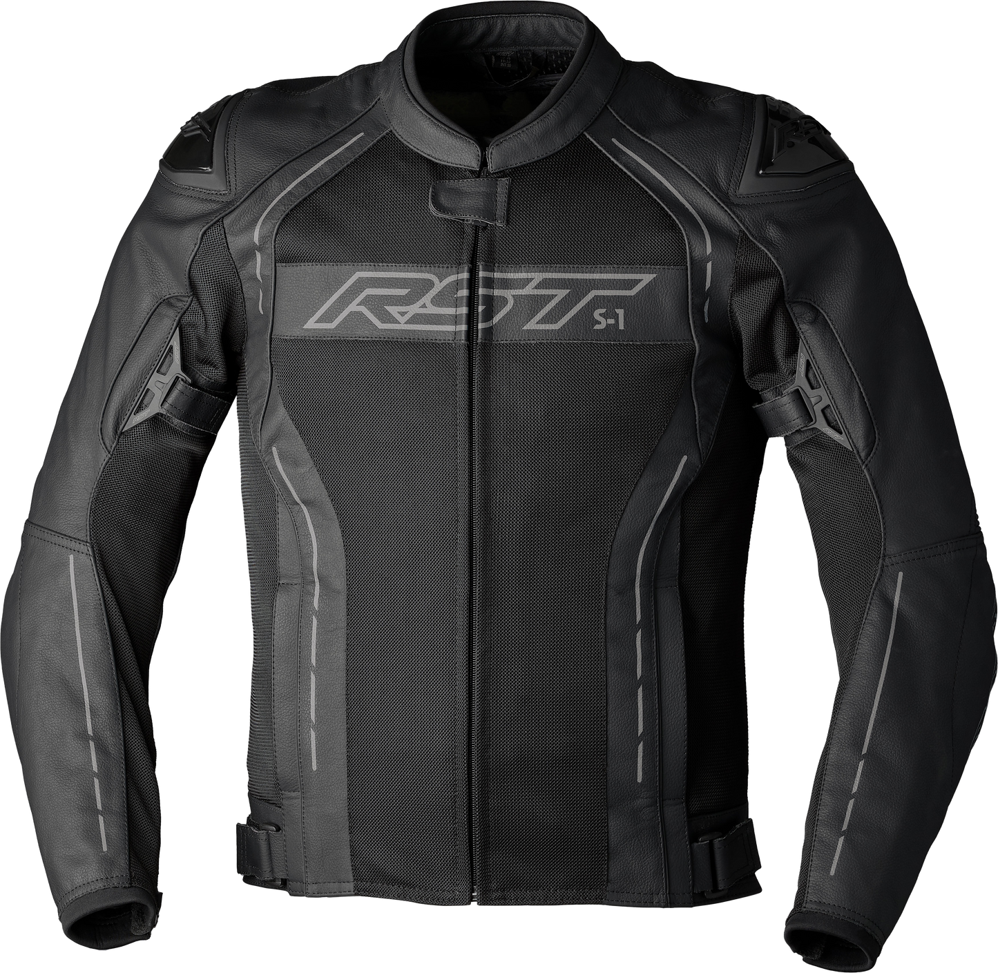 RST S1 Mesh Ce Jacket Black/Black Leather Md 556-3465042