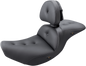 SADDLEMEN Pillow-Top Heated Roadsofa Seat - With Backrest - Indian I14-07-181BRHCT
