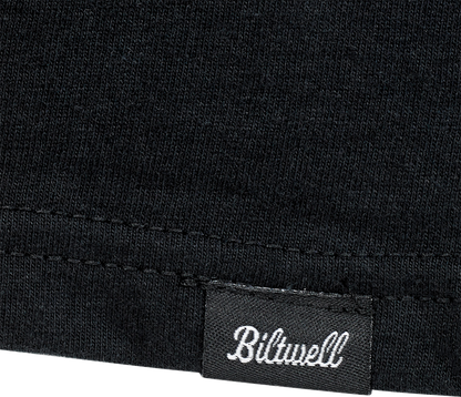 BILTWELL Badge T-Shirt - Black - Small 8101-074-002