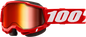 Accuri 2 Snowmobile Goggle Red W/ Red Mirror Lens