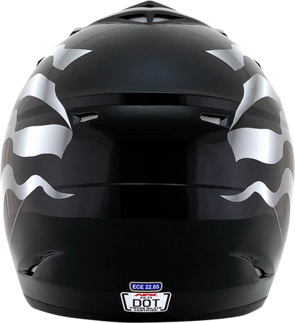AFX FX-17 Helmet - Flag - Stealth - Medium 0110-2364