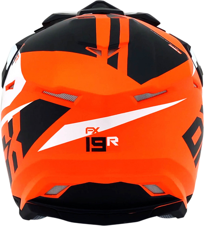 AFX FX-19R Helmet - Racing - Matte Orange - Large 0110-7085
