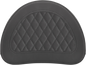 SADDLEMEN Sissy Bar Pad - Lattice Stitched - Black 0513SM
