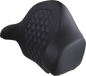 SADDLEMEN Tour-Pak Backrest Pad - RoadSofa - Lattice Stitched Seat - Black - FL '14-'23 814-07-TPACK-LS