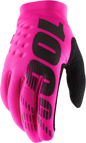 100% Brisker Gloves - Neon Pink - 2XL 10003-00029