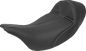 SADDLEMEN Dominator Solo Seat - Extended Reach - Stitched - Black w/ Gray Stitching - FL '08-'23 808-07B-0042EXT