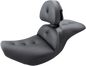 SADDLEMEN Roadsofa Seat - Pillow Top - With Backrest - Indian I14-07-181BR