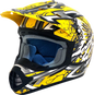 AFX FX-17Y Helmet - Butterfly - Matte Yellow - Medium 0111-1394