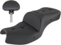SADDLEMEN Pillow-Top Heated Roadsofa Seat - With Backrest I20-06-181BRHCT