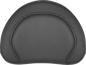 SADDLEMEN RoadSofa Sissy Bar Pad - Black w/ Black Stitching - Universal 51347