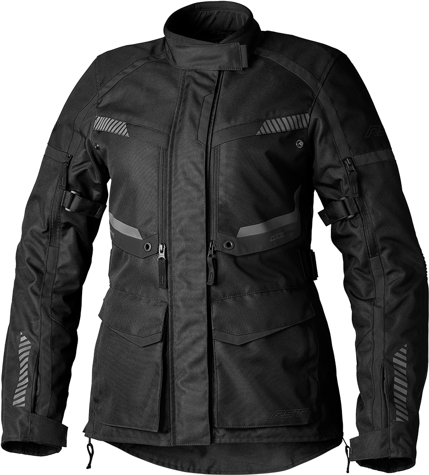 RST Ladies Maverick Evo Ce Jacket Black/Black Textile 2xl 556-3227018