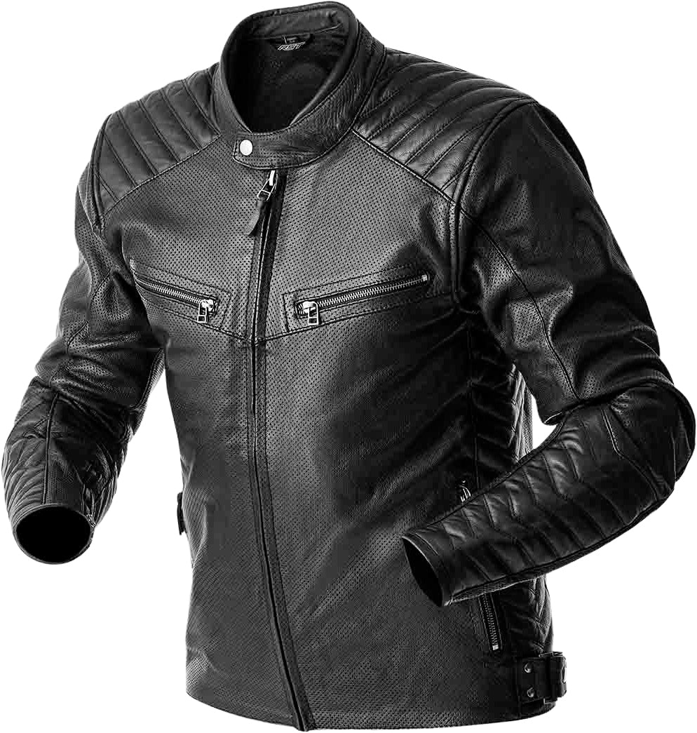 RST Roadster Air D3o Jacket Black Leather 3xl 556-3638050