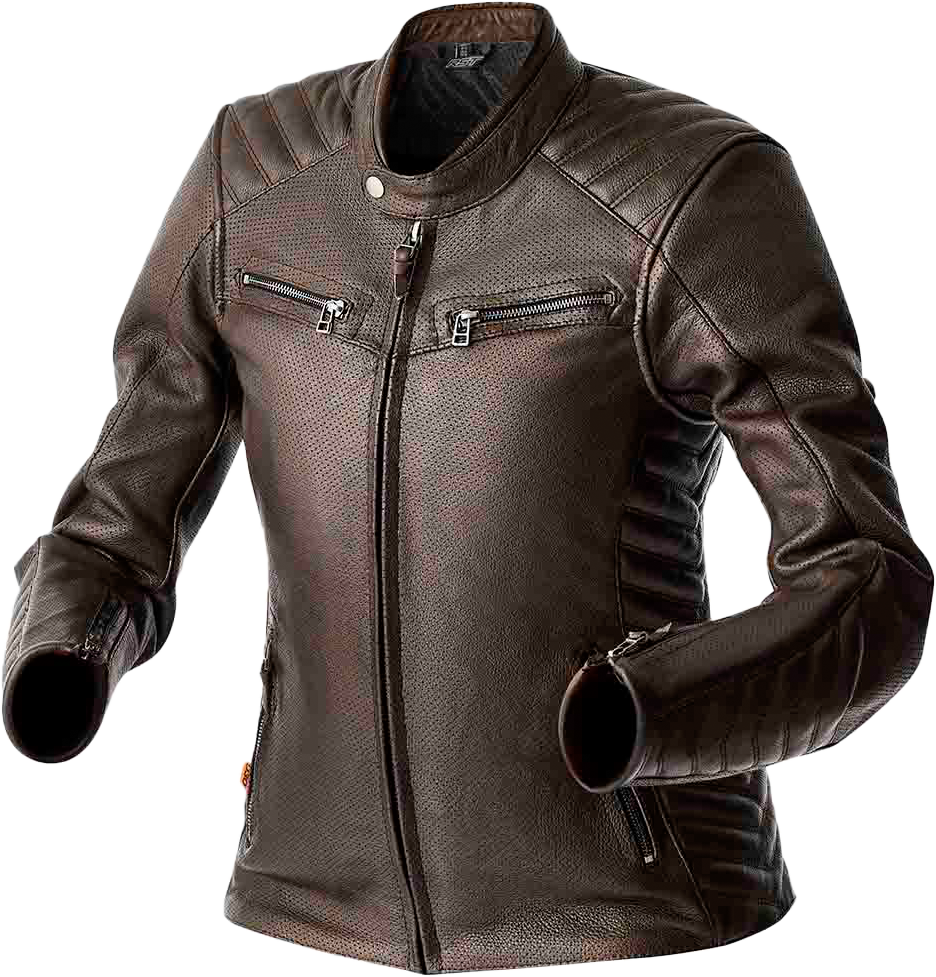 RST Womens Roadster Air D3o Jacket Brown Leather Xs 556-3644108
