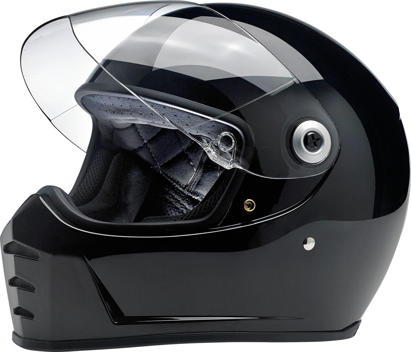 BILTWELL Lane Splitter Helmet - Gloss Black - XL 1004-101-105