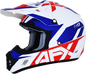 AFX FX-17 Helmet - Aced - Red/White/Blue - Small 0110-6479