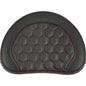 SADDLEMEN RoadSofa™ Sissy Bar Pad - Honeycomb - Red Stitching 051349RED