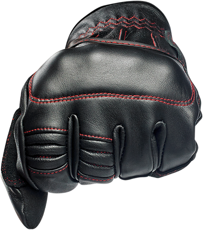 BILTWELL Belden Gloves - Redline - XS 1505-0108-301