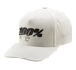100% Staunch Snapback Hat - White 20072-000-01