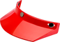 BILTWELL Moto 3-Snap Visor - Red 2002-563