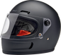 BILTWELL Gringo SV Helmet - Flat Black - Medium 1006-201-503