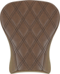 SADDLEMEN Renegade Pillion Pad - Touring - Lattice Stitched - Brown - FLSB/FXLR '18-'23 818-29-012BLS