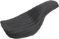 SADDLEMEN Knuckle 2-Up Seat - Ribbed - Black 806-04-047K
