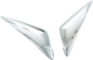 SHOW CHROME Windshield Vent Accent - Chrome 52-796