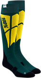 100% Hi-Side Performance Socks - Green - Large/XL 24008-005-18