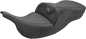 SADDLEMEN Road Sofa Seat - Carbon Fiber - without Backrest - '99-'07 FL 897-07-185