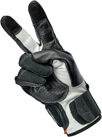 BILTWELL Borrego Gloves - Black/Cement - Medium 1506-0104-303