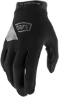 100% Youth Ridecamp Gloves - Black - Medium 10012-00001