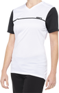 100% Women's Ridecamp Jersey - Short-Sleeve - White/Black - Medium 40035-00009