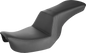 SADDLEMEN Step-Up Seat - Smooth - Black - Dyna 806-04-194