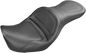 SADDLEMEN Seat - Explorer - Without Backrest - Stitched - Black - Dyna '06-'17 806-04-0291