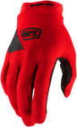 100% Youth Ridecamp Gloves - Red - Small 10012-00004